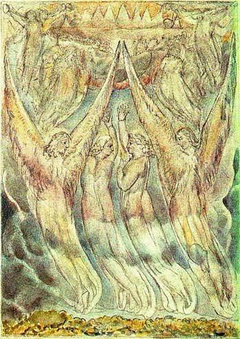 At the Gates of Heaven (Aux portes du ciel), par William Blake/Wikimedia Commons