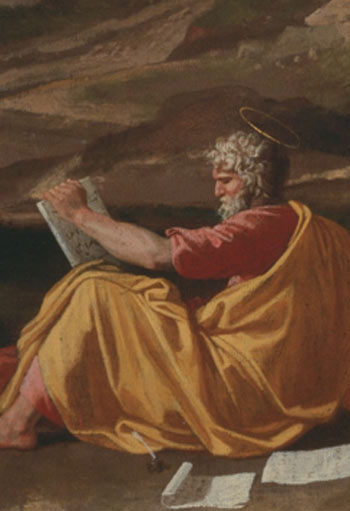 Nicolas Poussin  - Landscape with Saint John on Patmos