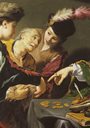 detail from Claude Vignon, The Parable of the Unforgiving Servant