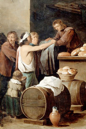 painting of works of mercy