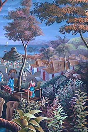 Les Voyageurs por Jules Ernest Paul (detalle); Wikimedia Commons.