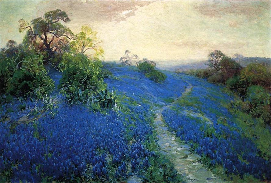 Bluebonnet Field by Julian Onderdonk, 1912