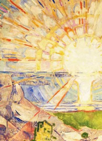 The Sun By Edvard Munch 