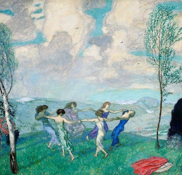 Franz Stuck, Circle Dancing, (1910)