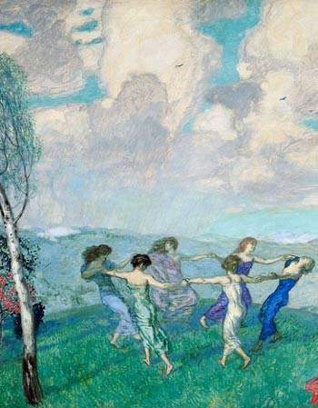 Franz Stuck, Circle Dancing, (1910)