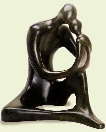 Sculpture by Ruth Bloch, "Fatherhood"