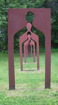 seven generations sculpture by Frederick Franck