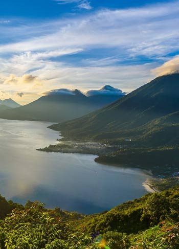 Lake Atitlan, Guatemala sunrise