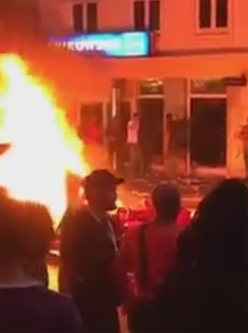 Rioting in Hamburg July 2017