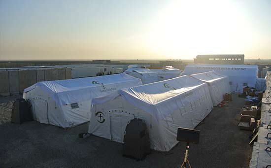 tent hospital in mosul iraq