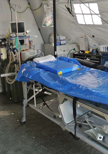 tent hospital in mosul iraq