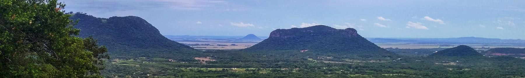View from Cerro Tres Kandú, the highest peak of Paraguay