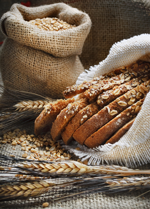 Bread and wheat ears