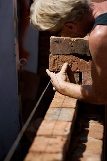 A Brick Layer's Hands