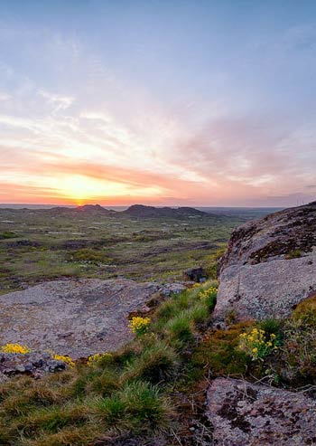 Mountain sunrise in the Ukraine