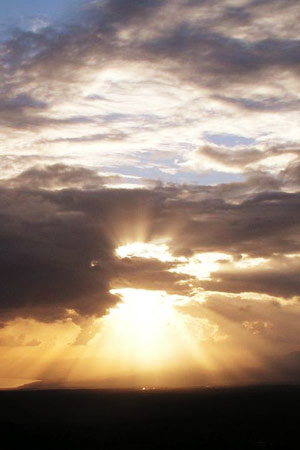 sunrise over Kinneret, Israel