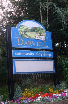 Darvell Community sign