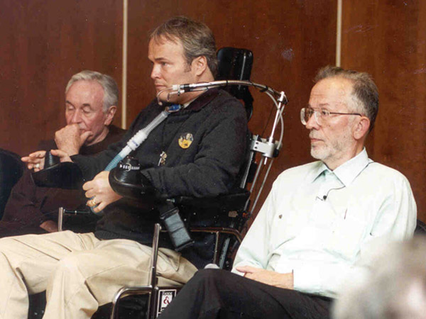 Johann Christoph Arnold, Steven McDonald, and Father Mychal Judge in Ireland, 1999