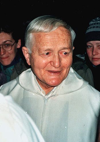 Roger Schütz, popularly known as Brother Roger, founder of the Taizé Community