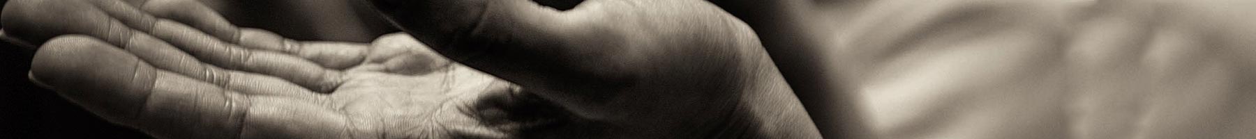 someones hand