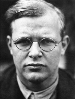 A black and white image of Dietrich Bonhoeffer, ca. 1931