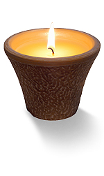 lit citronella candel