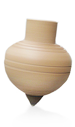 wooden spinning top