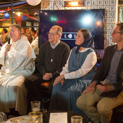 Bill and Grace Anna Wiser at Theology on Tap