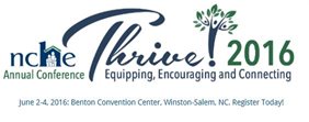 NCHE Annual Conference Thrive logo