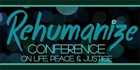 logo for the Life, Peace, & Justice event