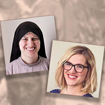 photos of D.L. Mayfield and Sr. Maria Teresa, CFR 