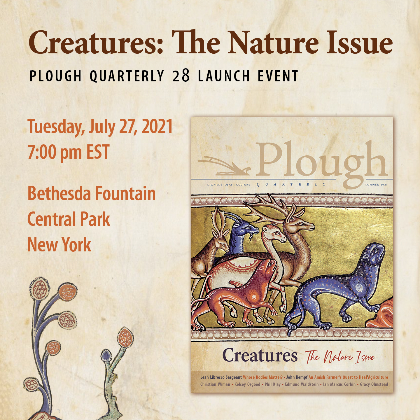 Summer 2021 Issue Launch Party