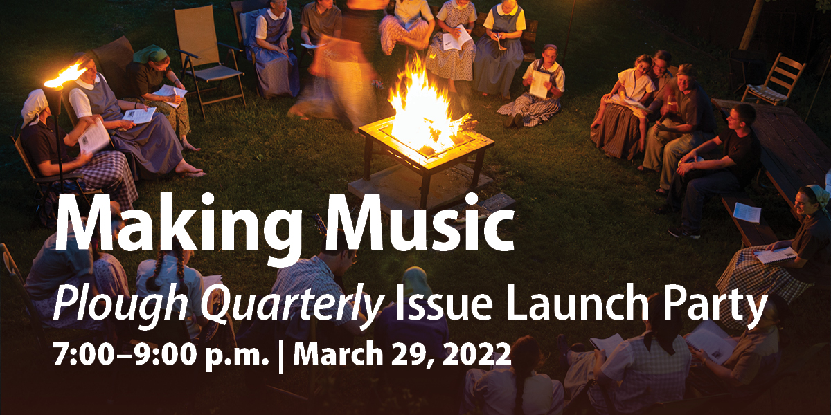 Making Music Plough Quarterly Issue Launch Party