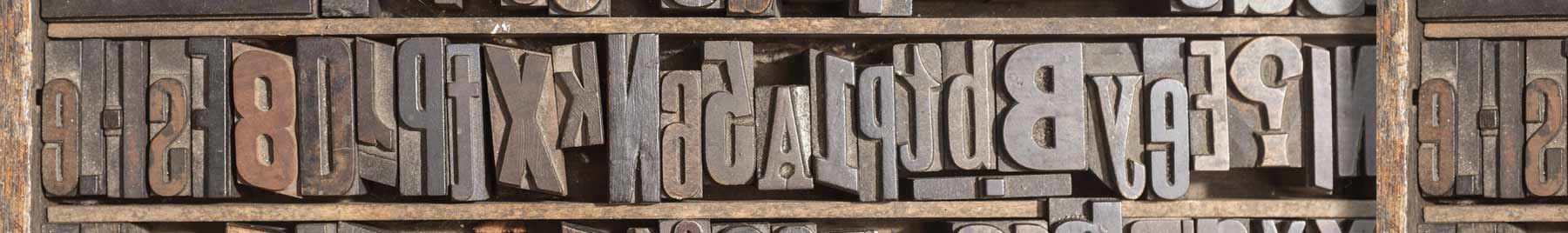 Old wooden type