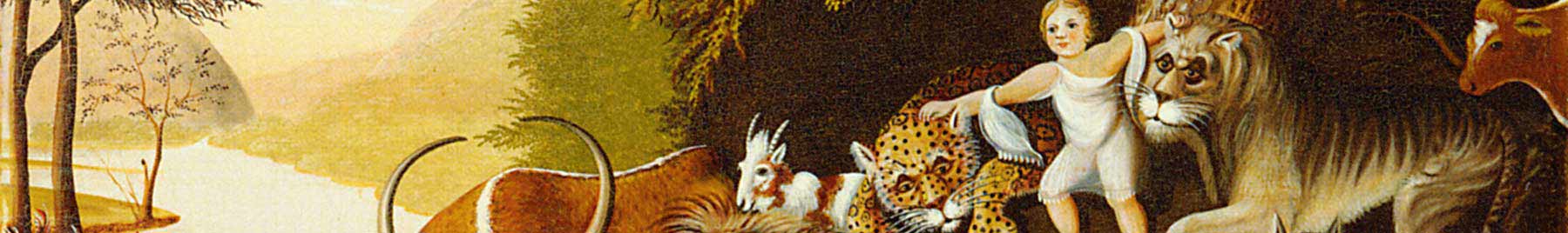 Detail of The Peaceable Kingdom by Edward Hicks