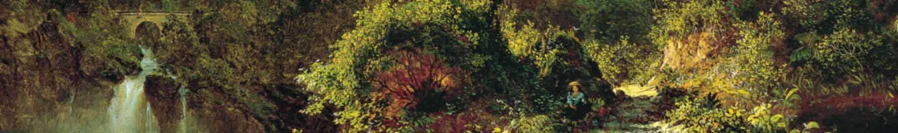 Detail from South American Landscape by Frederick Edwin Church