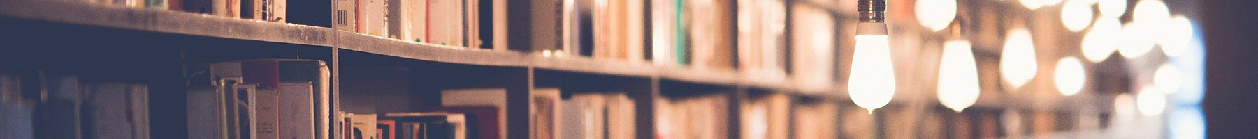 Shelves filled with books at a library