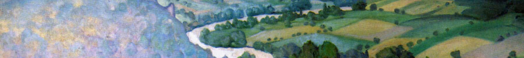 Detail from a painting by Vallatton, entitled To Remember Andelys.