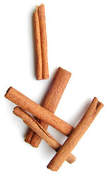 several light brown cinnamon sticks