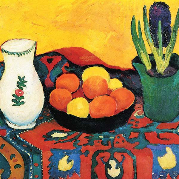 still life with fruit