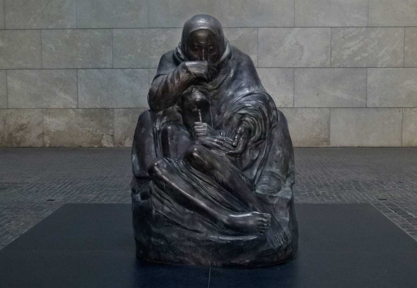 marble sculpture of pieta