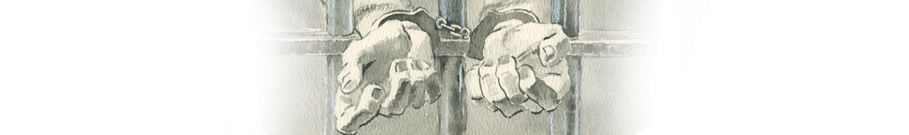 shackled hands