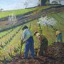 painting of men gardening