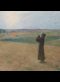 painting of Saint Francis praying in a field