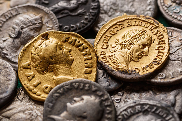 coins from the Roman empire
