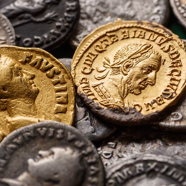 coins from the Roman empire