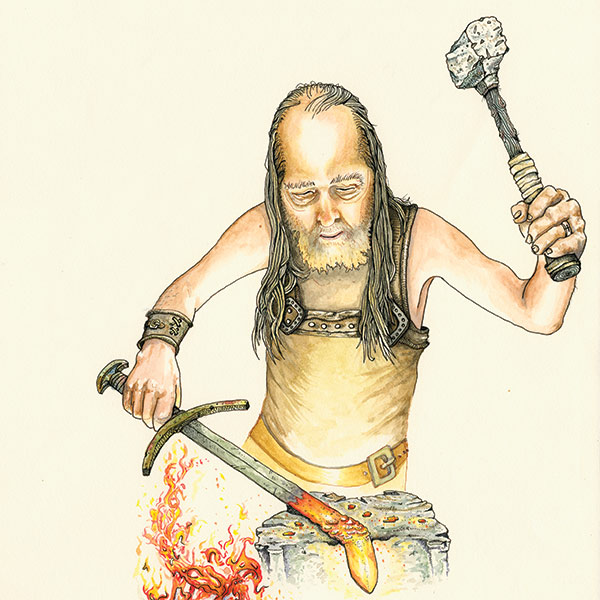 an illustration of the prophet Isaiah