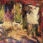 impressionist painting of arbor