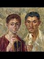 portrait of ancient Roman couple