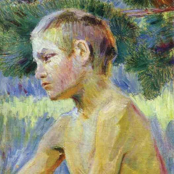 boy in field